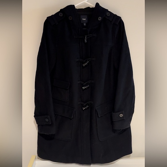 GAP Women’s Black Pea Coat Jacket - Picture 1 of 5
